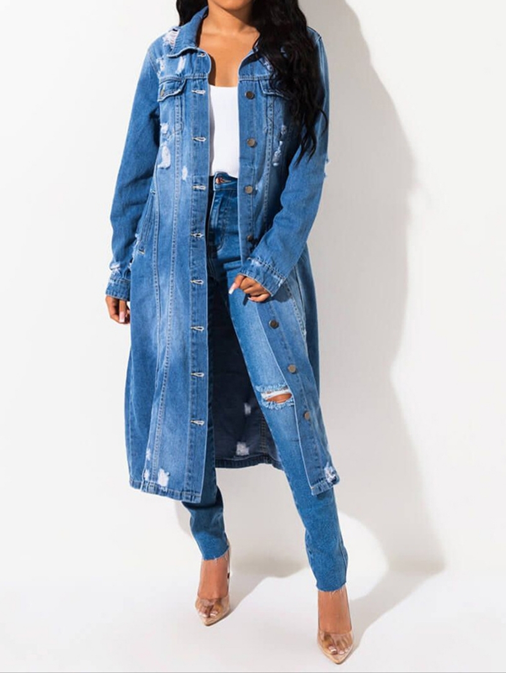 Distressed Dreams Denim Jacket - Medium - Picture 1 of 6